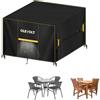 OLEVOLT Copertura Tavolo Esterno 100x100x74cm Telo Copritavolo da Esterno