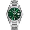 Roamer - Date watch Searock Automatic - Quartz movimento dell'orologio - Larghezza della cassa: 42 mm - Acciaio inossidabile - Green - 10 ATM
