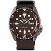 Seiko 5 Sports Sense Orologio Analogico Automatico Uomo con Cinturino in Tessuto SRPD85K1, Marrone, 5K1