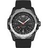 findtime Orologio da polso da uomo a energia solare impermeabile fino a 5 atm, subacqueo, LED, per maratona, sopravvivenza, nuoto, militare, tattico, orologio da campo, arancione, nero, Sportivo