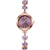 JUSKAQZYI Orologio da polso da donna alla moda, di lusso, con cinturino a trifoglio, casual, al quarzo, adatto for abbinamenti con abiti