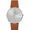 Ice-Watch CITY Tanner Caramel Silver Orologio Marrone Unisex con Cinturino in Pelle, 001521 (Medium)