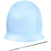 NATUCE Cuffia per Meches con Uncinetto, Cuffia in Silicone per Meches, Cuffia per Capelli per Meches Colorazione, Cuffia Capelli per Meches (Blu)