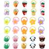 Zeayebsr 30 PCS Elastici per Capelli per Bambini Elastici per Capelli Girasole Colorati Fiocchi per Capelli con Morbido Supporto per Coda di Cavallo，elastici capelli bambina，accessori capelli bambina