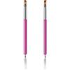 ZEOHBETY Spazzole per Unghie, Pennello Doppia Estremità per Polygel & Strumento di Estrazione, Attrezzo Magico per Gel Estensore UV/LED, Estensioni per Unghie Acriliche, viola