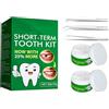 PBAHAUP Kit Riparazione Denti, Dentiera Provvisoria e Otturazione Temporanea, Soluzione Pratica per Denti Rotti, Mancanti o Allentati