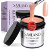 SAVILAND 100g Nudi Gel Unghie Ricostruzione: 3.5oz Grande Capacità Builder Gel Unghie Gel Costruttore Per Unghie Rafforzare U V LED Gel Riparazione Nail Sculted Art Manicure per Nail Salon DIY