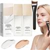 BNOYONERAS 2026 Nuovo Mira Glow Fondotinta Pelli Mature e Pennello per Fondotinta SPF15 Fondotinta Cambia Colore Impeccabil Fondazione per Trucco che Cambia Colore Naturale, Effetto Uniforme e Idratante，2
