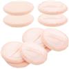 RUNROTOO Puff per Cipria Delicati e Portatili Rotondi in Cotone Naturale 10 per Semplice e Compatto