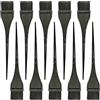 XNIVUIS 10 Pezzi Spazzola per Tinture per Capelli Pennelli per Tintura per Capelli Parrucchieri Salone e Parrucchiere Colore (Nero)