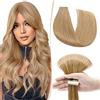 SEGO Extension Adesive Capelli Veri Biadesivo Tape Biadesive Remy Human Hair 25g 60cm - 10 Ciocche/set senza Clip #27 Biondo Scuro