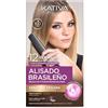 Kativa Kit lisciante brasiliano per capelli biondi tinti o con stoppini - Nuova formula con cheratina vegana - Trattamento lisciante professionale a casa - fino a 12 settimane di durata - Facile da