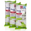 Denkmit - Salviette per Pavimenti con Profumo di Lime e Basilico, 45 Pezzi (Confezione da 3)