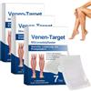Generisch 4/8/12 cerotti con microaghi venose, per vene varicose per gambe, ingredienti naturali, per tutti i tipi di pelle (3 scatole)