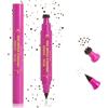 YPLANGENT 2 Penne Lentiggini Finte, Penna per Lentiggini e Timbro Lentiggini 3 in 1 - Freckle Pen Doppia Punta F01 Marrone Beige & F02 Caramello per Trucco Naturale Viso Festival
