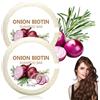VRYNDH Shampoo Solido Naturale - Barra Capelli con Olio di Rosmarino e Cipolla, Shampoo Solido Anticaduta per Capelli Grassi o Ricci, Adatto a Tutti i Tipi di Capelli