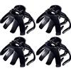 EXFEA 4 pezzi di grande grip polpo clip per capelli ragno artiglio polpo artiglio per capelli spessi (8,5 cm, nero) (nero 8,5 cm)