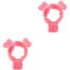 2 pezzi di copertura in peluche per bacchette LED da concerto: manicotto peloso