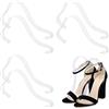 Niuhong 6 Pcs Espositore Sandalo Trasparente Supporto Scarpe Organico Acrilico Chiaro Sandali Stand Sandali Scarpe Presentazione Custodia Elastica Scarpe Supporti Scarpe