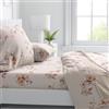 Corredocasa Completo Lenzuola Letto Matrimoniale Made in Italy in 100% Puro Cotone Naturale Prodotto Alta Qualità per Casa Hotel e B & B (Beige)