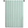ggaimwf Tende a quadretti verde foglia di tè a quadretti tende per soggiorno casa colonica tende classiche plaid tende per finestre camera da letto cameretta porta interna posteriore tenda drappeggio