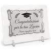LO REALIZZO Targa Laurea Personalizzata Pergamena Incisa Regalo Dottore Lo Realizzo®