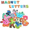 AUAUY Lettere Magnetiche, 26 Grandi Magneti Abc per Frigorifero, Animale | Modelli Didattici, per Lmparare a Scrivere le Lettere