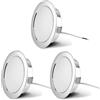 KYOTECH LED Faretto da Incasso 230V 3000K IP44 3.5W 300LM 3PCS Cromati