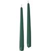 Cereria Di Giorgio - 12 Candele Coniche - Ø 2,2 cm h. 30 cm - Verde Scuro