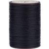 PH PandaHall 50m Filo Cotone Cerato 0.8mm Filo Cerato per Collane Nero