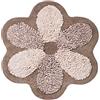 CapitanCasa Tappeto Bagno Antiscivolo Spugna Morbida A Forma Fiore Modello Flower