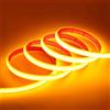 BININBOX Striscia LED COB IP68 Impermeabile Neon, 320 LED/m, Tagliabile, 24V Nastro LED per Decorazione Scale, Acquario, Piscina, Camera da Letto, Natale, Feste (Luce Dorata, 1 Metro)