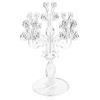 Web Convenienza Candelabro di Design in Plexiglass - Vittoriale Small Trasparente - Candelabro per Ingresso e Soggiorno
