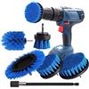 YIHATA Spazzole per Trapano - 6 Pezzi Spazzola per Trapano Set di Pulizia Perfetto per la Pulizia Toilette Cucina Bagno Doccia Piastrelle Lavello Auto (Blu)