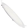 JANDEI - Faretti LED da incasso rotondi, 18W, 1500 lumen, extrapiatti 13 mm, foro di montaggio Ø200-205 mm, bianco freddo 6000K con trasformatore incluso