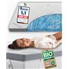 nøvera Gel Topper Matrimoniale 180 x 200 Premium 8cm | Peso specifico 50 kg/m³ | 7 Zone Sovramaterasso Ergonomico - Tessuto superiore cotone bio 100% | Topper Materasso Matrimoniale Memory Foam Toper