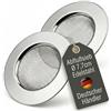 Lantelme 2 pezzi in acciaio inox set colino di scarico set colino a maglia fine ideale per vasca da bagno doccia doccia lavello da cucina 5187