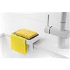 BLIMPLUS Blim Plus - Portaspugna Lavello Battigia Arctic White con Ventose - Supporto Spugna Panno Asciutto su Superfici Lisce - Made in Italy