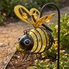 Eeiiey Luci solari da giardino a forma di ape, decorazione per esterni, statue da esterno, statuette decorative, animali volanti da appendere, lampada per patio, balcone, cortile, decorazione per