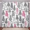 Tbrand a forma di gatto, disegnate a mano, simpatiche a forma di gattino, per camera da letto, soggiorno,leggera della stanza, W46 x L72