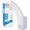 Sigmaled lighting, Lampada da Esterno con Sensore di Movimento Crepuscolare Disinseribile, Applique da Esterno IP65 Resistente Intemperie, 3 Potenze Selezionabili 20W 15W 12W, Luce Calda, Bianca