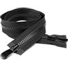 EXIN DEHCEN Cerniera Lampo Nera Lunga 70 cm, Separare Cerniere Chiusure Lampo | Cerniere Lampo Divisibili, Chiusure Lampo A Due Vie Divisibile, Cerniera Lampo Misura #8, Per Jacket Cucire Cappotti Giacca
