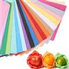 Wotrilw 100 Fogli di Carta Velina, 20 Colori, 50 x 70 cm, 14 g/m² Carta Velina da Imballaggio e Carta Regalo per Matrimonio, Compleanno, Natale, Decorazioni, Fai da te DIY e Confezioni Regalo