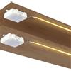 SOAIY 2PCS Stricia LED a Batteria 1M, Catena Luminosa Adesiva 60 LED 2400K, Striscia Luminosa Impermeabile per Armadio, Mobile, Camera da Letto, TV, Bianco Caldo