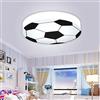 HEYUN Lampada da soffitto per bambini luci da calcio creative moderna lampada da soffitto a LED lampada da soffitto per ragazzi e ragazze E27 soggiorno decorazione camera da letto luci 56 cm luce bianca