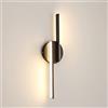Tealight Applique da Parete Interno, 16W Lampada LED Moderno, 1800LM Applique Camera da Letto per Soggiorno Corridoio Scale Luce Notturn 3000K Bianca Calda