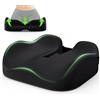 Benazcap Cuscino Ergonomico Sedia Ufficio, Cuscino di Seduta Ortopedico per Alleviare la Pressione di Coccige, Sciatica, Cuscino di Seduta in Memory per Sedia a Rotelle, Sedile Auto