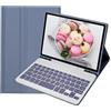 leleyo Custodia tastiera per iPad mini 5/4/3/2/1 7.9 pollici cover tastiera wireless magnetica rimovibile QWERTY per iPad mini 1/2/3/4/5 7.9(Viola)