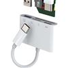 WASRUYI Adattatore USB C Lettore di Schede per SD Micro SD Card USB 3.0 Ricarica Porta OTG per Apple per iPhone16 15 Pro per iPad MacBook Compatibile per Samsung Android Accessori Macchina Fotografica Memoria