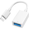 Loydia Adattatore da Lightning a USB OTG per iPhone/iPad, [Certificato Apple MFi] Lightning to USB Camera Adapter, adattatore fotocamera da lightning a usb per iPhone 14/13/12/11, Plug and Play